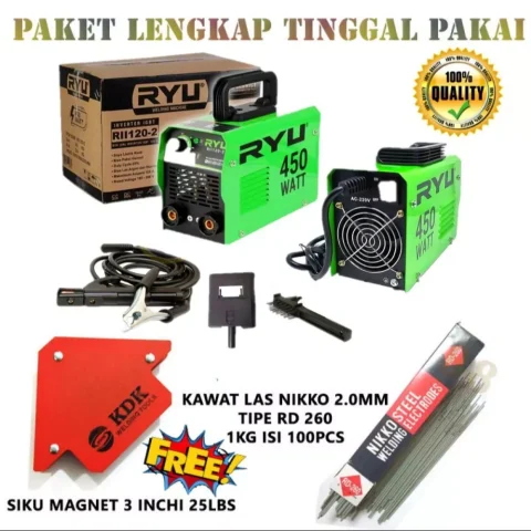 Paket RYU Mesin Las RII-120-2 RYU RII 120-2 Travo