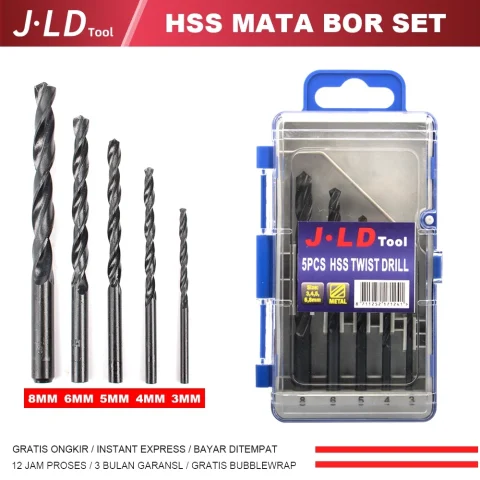 JLD HSS mata bor-mata bor besi baja asli-tembok