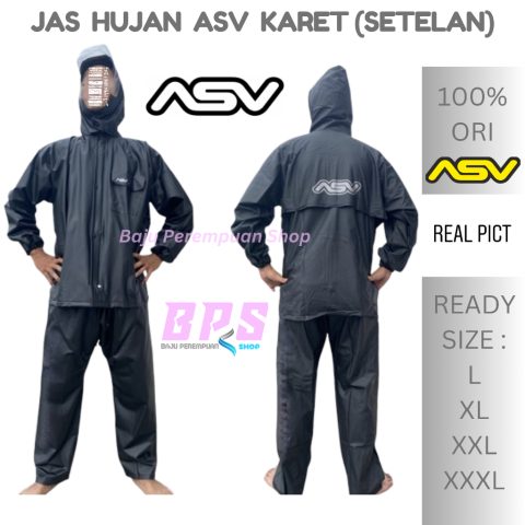 Jas Hujan ASV Original Setelan Mantel Mantol Baju