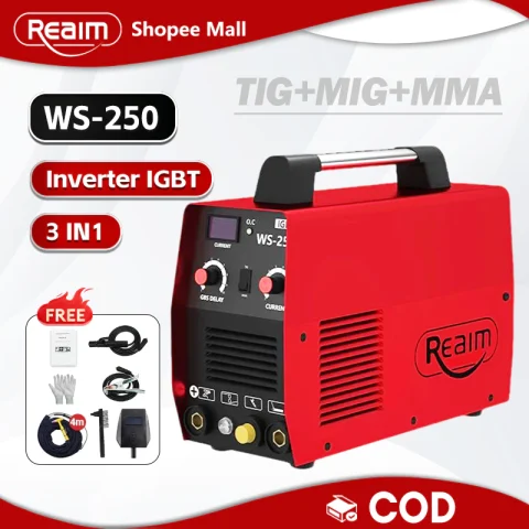 Reaim Mesin Las TIG 3 in 1 Travo Las WS 250 Listrik