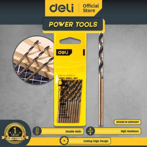 Deli Mata Bor Besi HSS 2 - 3.5MM