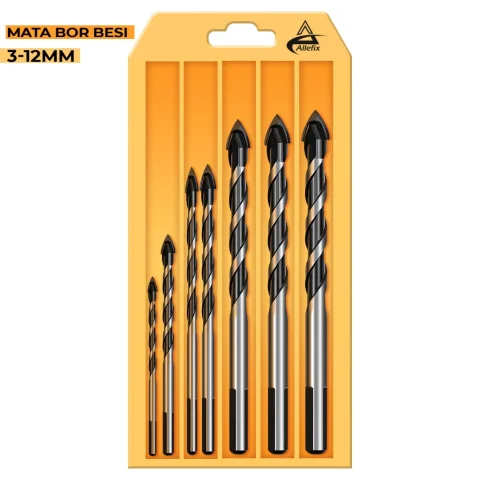 Allefix Mata Bor Ulir 2-12MM Hss Twist Drill Mata