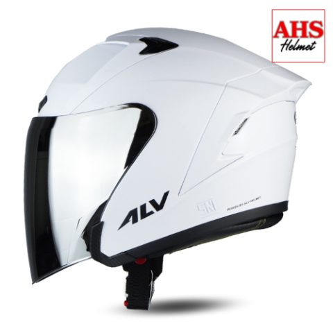 ALV ULTRON HELM HALFFACE SOLID SINGGEL VISOR
