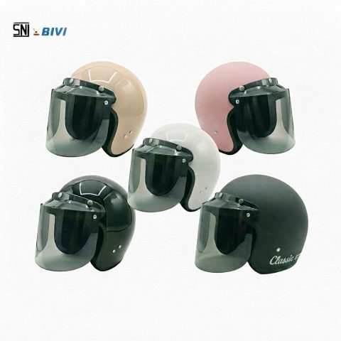 BIVI Helm Bogo Classic Dewasa Full Leher SNI All