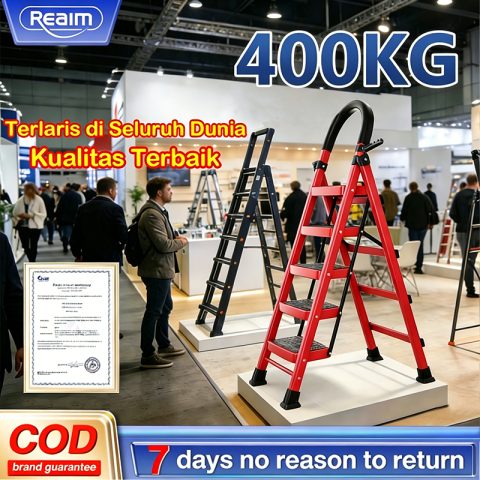 Reaim Tangga Lipat Aluminium 2 meter Rumah
