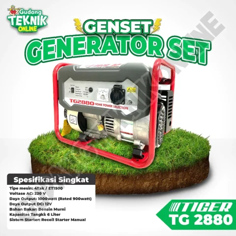 Genset 1000 Watt 4 Tak TG2880 TIGER