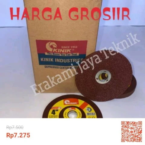 Mata batu gerinda poles kinik 4 inch batu