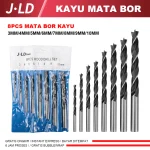 JLD kayu mata bor set bor kayu 5pc（4-10mm）