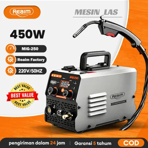 Reaim Mesin Las Inverter MIG-250 120A IGBT las mig