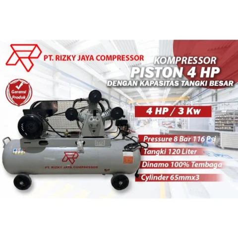Kompresor Angin 4 HP RJC Compressor udara 3 Kw