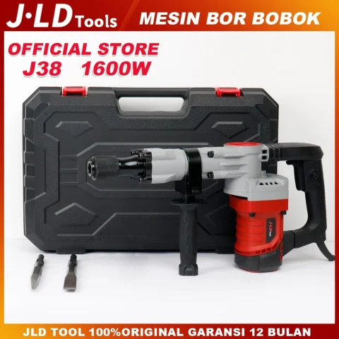 JLD 1600W Mesin bor bobok tembok J38 Rotary Hammer