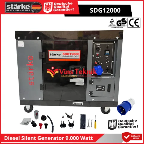STARKE SDG 12000 Mesin Genset Listrik Solar Silent