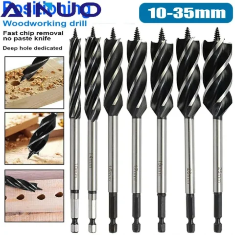 MATA BOR KAYU SLOT WOOD WORKING DRILL HEX HANDLE 1