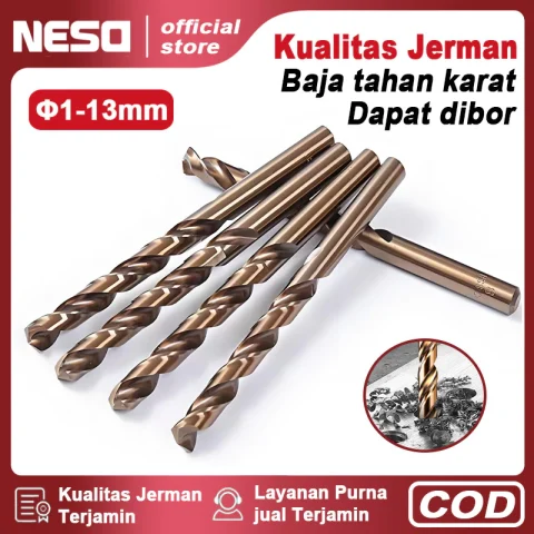 NESO German Tools Mata Bor 1-13mm HSS （COD）Steel Bor