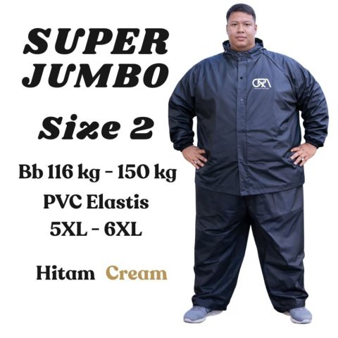 ORA JAS HUJAN SUPER JUMBO PVC KARET TEBAL KUAT