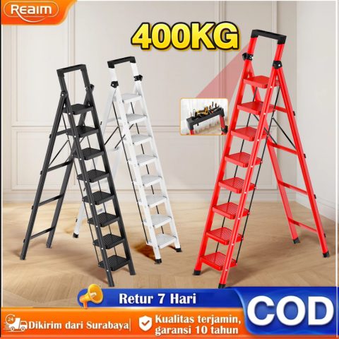 Tangga Lipat Multifungsi 7 8 Step Aluminium 2 Meter