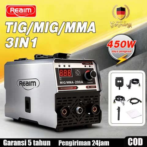 REAIM Mesin Las Inverter Mig 250 Listrik Trafo Las