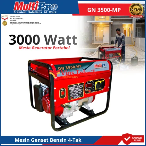 MULTIPRO GN 3500E-MP Mesin Genset Listrik Bensin