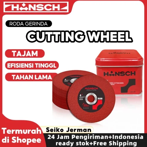 HANSCH 50 Pcs 4inch Cutting Wheel Batu Mata Gerinda