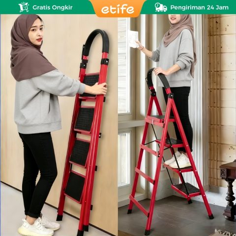 E-TIFE Tangga Rumah Lipat Besi 3