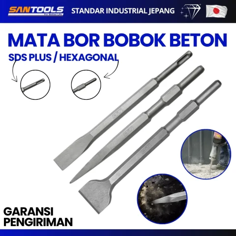 SANTOOLS Mata Bor Bobok Beton Chisel Bit Pahat