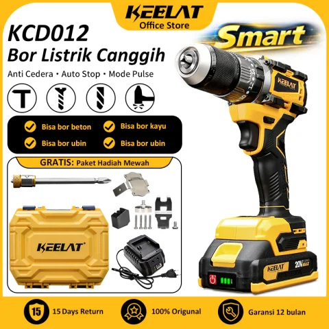 Keelat KEELAT-KCD012 80Nm Smart Baterai 13mm
