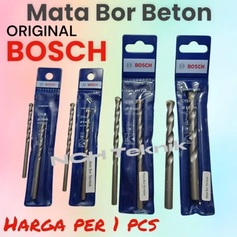 BOSCH MATA BOR BETON TEMBOK ORIGINAL 5MM 6MM 8MM