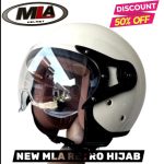 Helm MLA Hijab - Helm Retro MLA Friendly Half Face