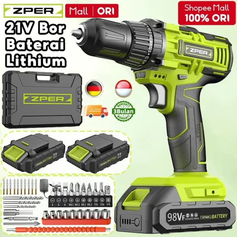 Zper Baterai Tangan Cordless