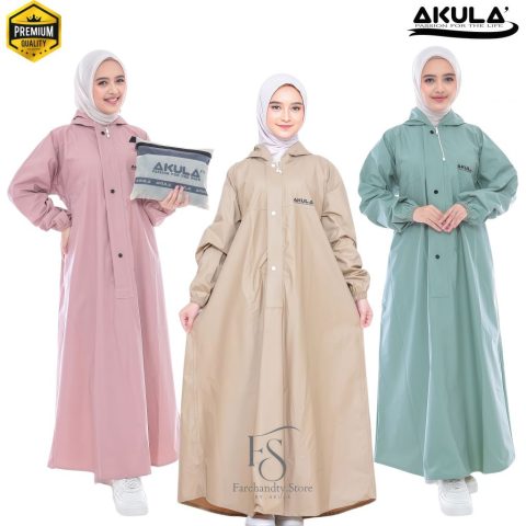 JAS HUJAN gamis muslimah syar’i AKULA original