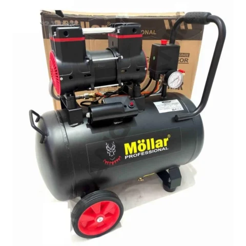 Kompressor angin 1 hp Mollar 25ltr black panther