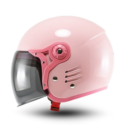 Helm Retro Dewasa Hijab Friendly Half Face Bipplast