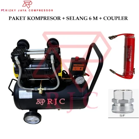 Kompresor angin Oiless 1hp 24 Liter 10 750w RJC