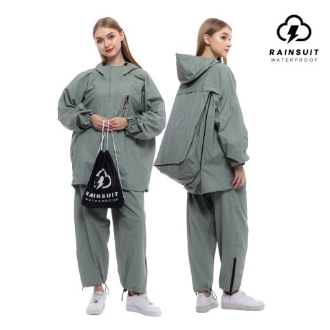 RAINSUIT Jas Hujan Raincoat Backpack Ransel Outdoor
