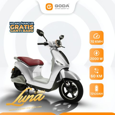 GODA LUNA GD 003 - MOTOR LISTRIK 72 V 20AH 1500 Watt