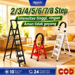 Reaim Tangga Lipat Aluminium 2 meter Rumah 2