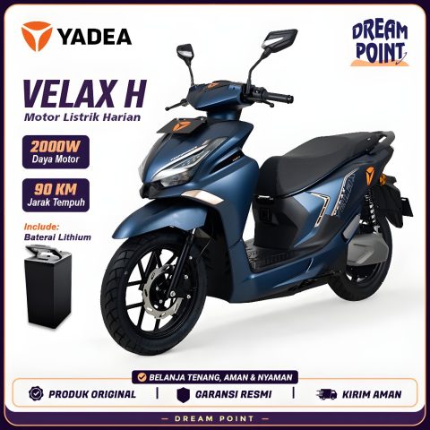 Motor Listrik Yadea Vekax H 2000W 70KM