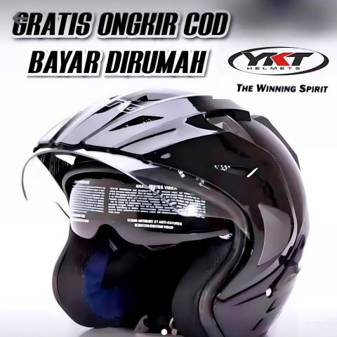 Helm INK Double Visor Original 100% asli SNI