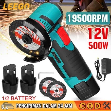Brushless Angle Grinder Portable Mesin Gerinda