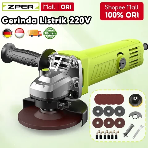 ZPER Mesin Gerinda Listrik Tangan 220V Original