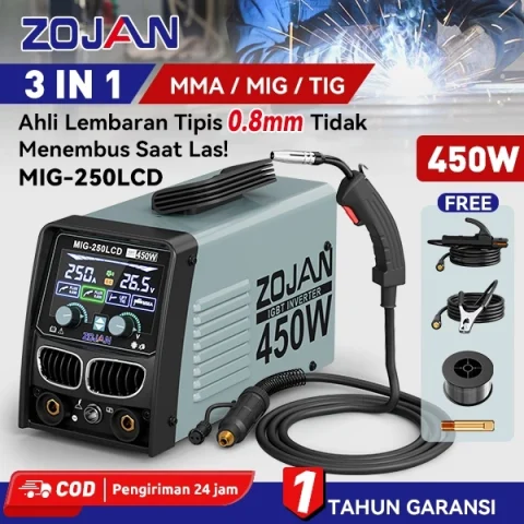ZOJAN Mesin Las Cerdas Inverter IGBT MMA