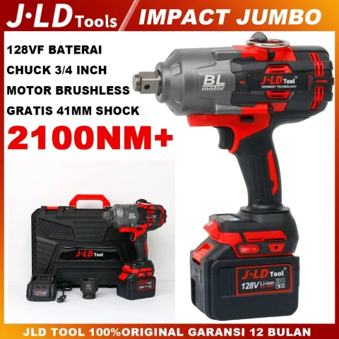 JLD 2100NM Impact Jumbo 128VF Xtra Brushless Baterai