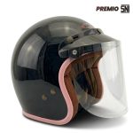 Helm Bogo Retro SNI Dewasa Pria Wanita Kaca Flat