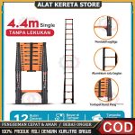 Tangga Teleskopik 4.4M Lipat Aluminium Telescopic