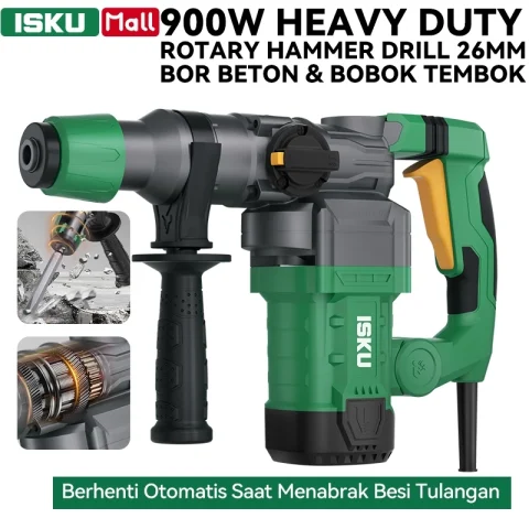 ISKU Bor Hammer Listrik-Rotary Drill Mesin Bor Beton