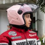 Helm Half Face Bipplast VOLTIX SNI Visor Kaca Smoke