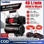 ToolWolf Kompresor Angin Listrik Portable 21V