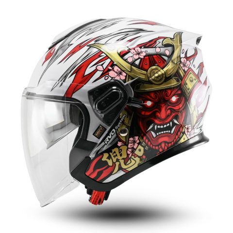 Helm Half Face PriaTerbaru Helm Rsix REVOLT X Motif
