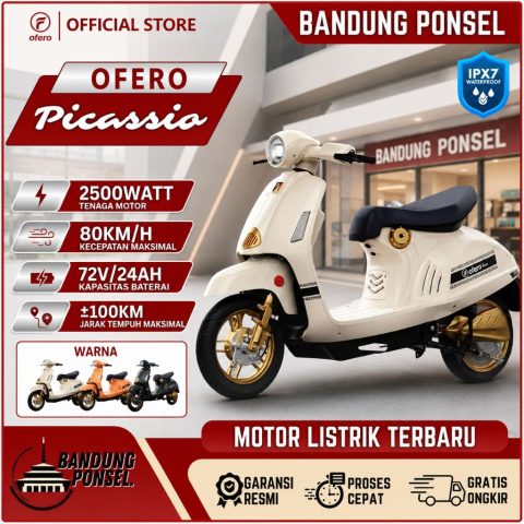 OFERO Picassio Motor Listrik 2500W 72V24AH Lithium