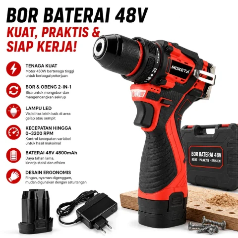 Moketa Cordless 48V Brushless 10mm